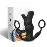 Armony - Knight Vibrador Anal Prostata & Anillo Control Remoto Negro