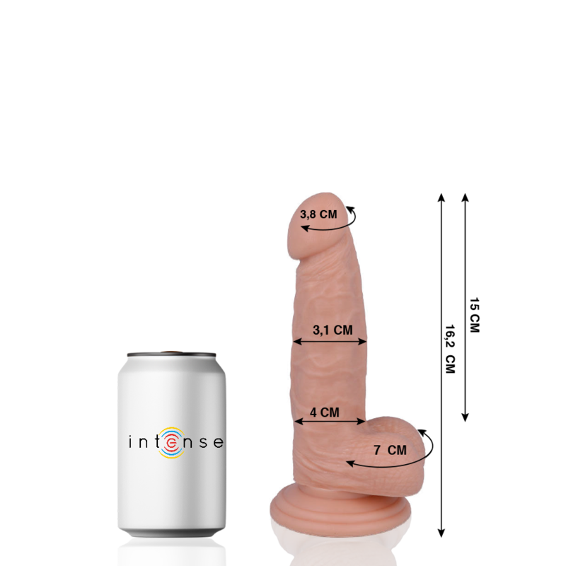 Mr Intense - 4 Pene Realistico 16.2 Cm -O- 3.1 Cm