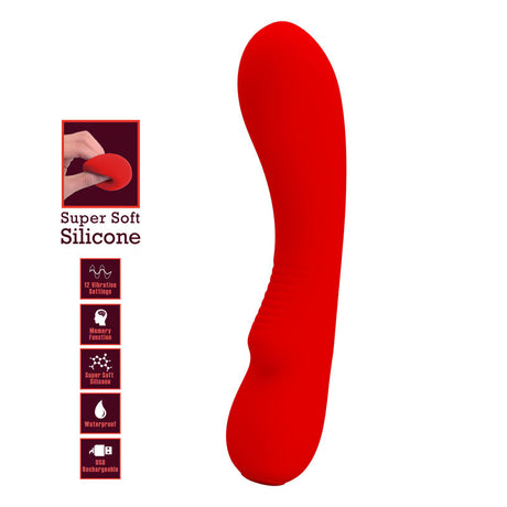 Pretty Love - Prescott Vibrador Recargable Rojo
