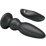 Mr Play - Vibrador Potente Control Remoto Anal Plug Negro