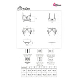 Livco Corsetti Fashion - Moridam Lc 90552 Sujetador + Liguero + Panty Negro S/M