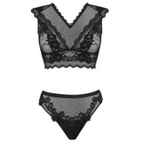 Livco Corsetti Fashion - Timosan Lc 90631 Sujetador + Panty Negro S/M