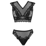 Livco Corsetti Fashion - Timosan Lc 90631 Sujetador + Panty Negro L/Xl