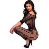 Chilirose - Cr 4647 Top & Leggins Negro S/M