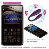 Pretty Love  August Vibrador Doble Placer Global Remote