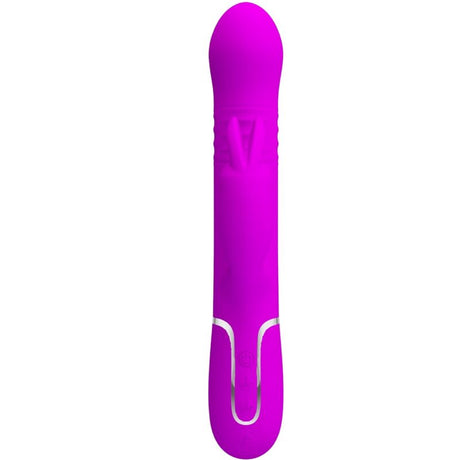 Pretty Love - Vibrador Coale Rabbit Perlas Violeta