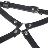 Subblime - Arnés Cintura Y Piernas Cuero Negro Talla Única