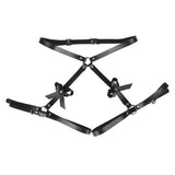 Subblime - Arnés Cintura Y Piernas Cuero Negro Talla Única