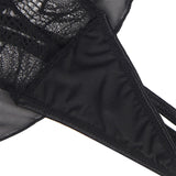 Subblime - Teddy Cuello Halter Espalda Descubierta Encaje Negro L/Xl