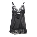 Subblime - Babydoll Con Estampado Floral Pecho Negro L/Xl