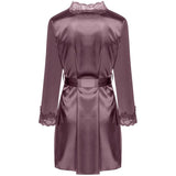 Livco Corsetti Fashion - Jacqueline Lc 90249 Bata + Camisa + Panty Violet L/Xl