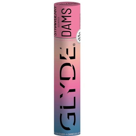 Sheer Glyde - Dams Láminas Latex Sexo Oral Fresa