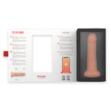 Oninder - Large Bogotá Dildo Vibrador 9 Velocidades Natural 22 Cm -O- 4.5 Cm - App Gratuita