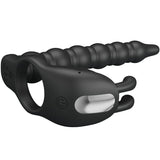 Pretty Love - Blackney Anillo Pene Con Plug Vibrador Negro