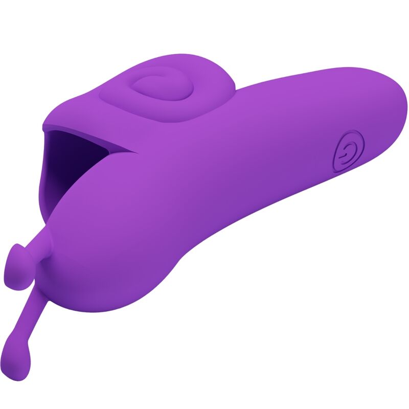 Pretty Love - Snail Poderoso Estimulador De Dedo Morado