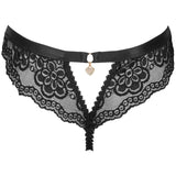 Livco Corsetti Fashion - Oksurin Panty Crotchless Negro L/Xl
