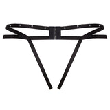 Livco Corsetti Fashion - Nomade Tanga Crotchless Negro L/Xl