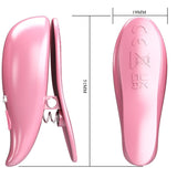 Pretty Love - Leaf Pinzas Vibratorias Para Pezones Rosa