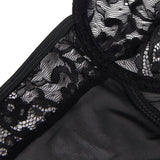 Subblime - Teddy Con Liga Detalle Encajes Y Tiras Negro S/M