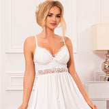 Subblime - Babydoll Escote V Detalle Lazos Blanco L/Xl