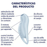 Satisfyer - Pocket Pro 1 Estimulador Clítoris Azul Claro