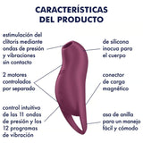 Satisfyer - Pocket Pro 1 Estimulador Clítoris Granate