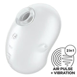 Satisfyer - Cutie Ghost Vibrador Lay-On Blanco