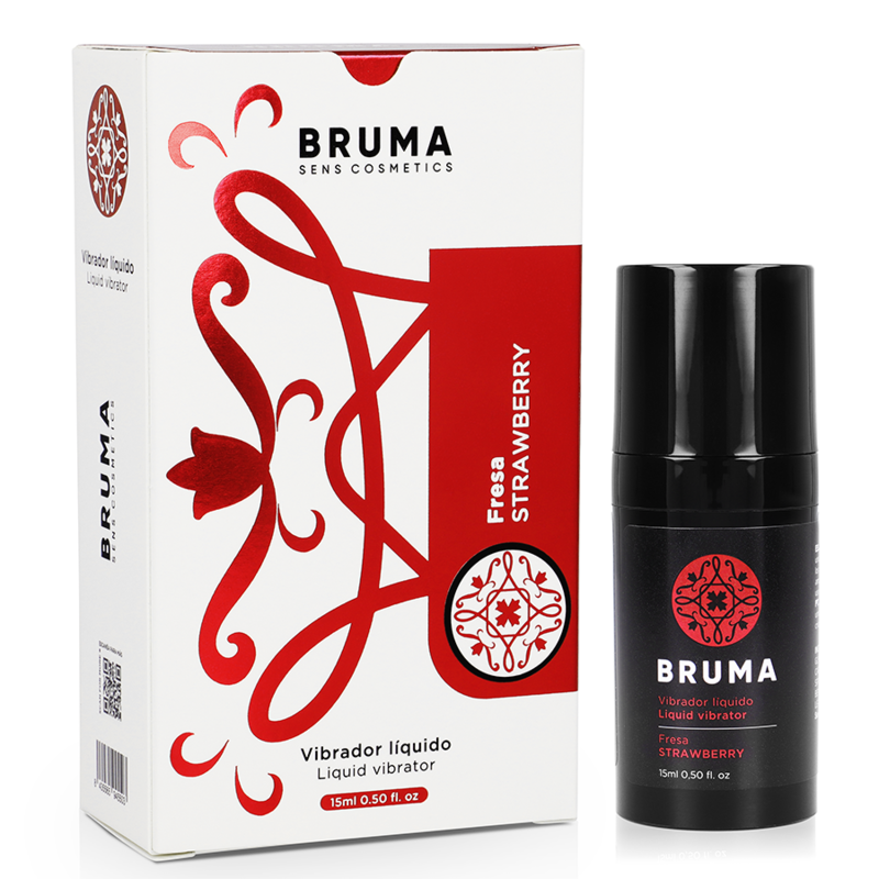 Bruma - Vibrador Líquido Ultra Deslizante Fresa 15 Ml