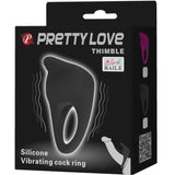 Pretty Love - Thimble Anillo Vibrador Negro