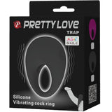 Anillo Vibrador Trap De Pretty Love - Negro