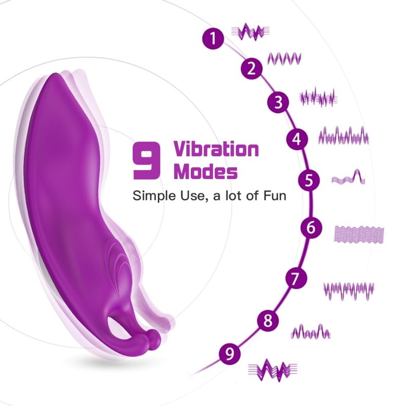 Armony - Honeybee Panties Vibrador Punto G Control Remoto Violeta