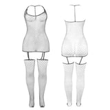 Subblime - 951955 Bodystocking De Rejilla Brillante Talla Única