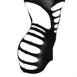 Subblime - 952266 Bodystocking De Rejilla Elstico Manga Larga Negro Talla Única