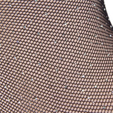 Subblime - 952297 Bodystocking De Rejilla Brillante Con Hombros Descubiertos Manga Larga Negro Talla Única