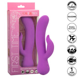 Calexotics - First Time Vibrador Complaciente Recargable Morado