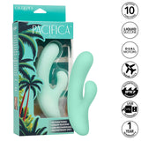 Calexotics - Pacifica Fiji Vibrador Y Estimulador Punto G 10 Vibraciones Aqua