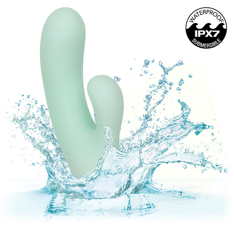 Calexotics - Pacifica Fiji Vibrador Y Estimulador Punto G 10 Vibraciones Aqua