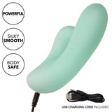 Calexotics - Pacifica Fiji Vibrador Y Estimulador Punto G 10 Vibraciones Aqua