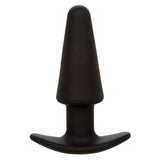 Calexotics - Rock Bottom Plug Anal Cónico 10 Vibraciones Silicona Negro