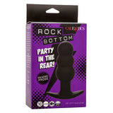 Calexotics - Rock Bottom Plug Anal Con Cuentas 10 Vibraciones Silicona Negro