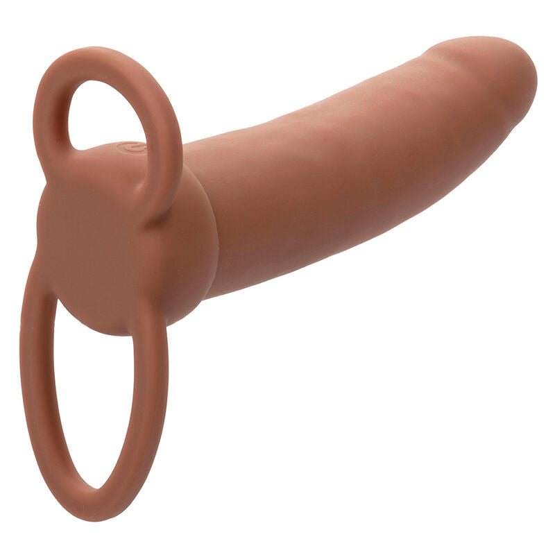 Calexotics - Maxx Doble Penetrador Grueso 10 Vibraciones Mulato