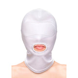 Ns Novelties - Fetish & Fashion Pasamontañas Apertura De Boca Nylon Blanco