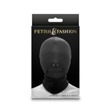 Ns Novelties - Fetish & Fashion Pasamontañas Completo Con Cremallera Nylon Negro