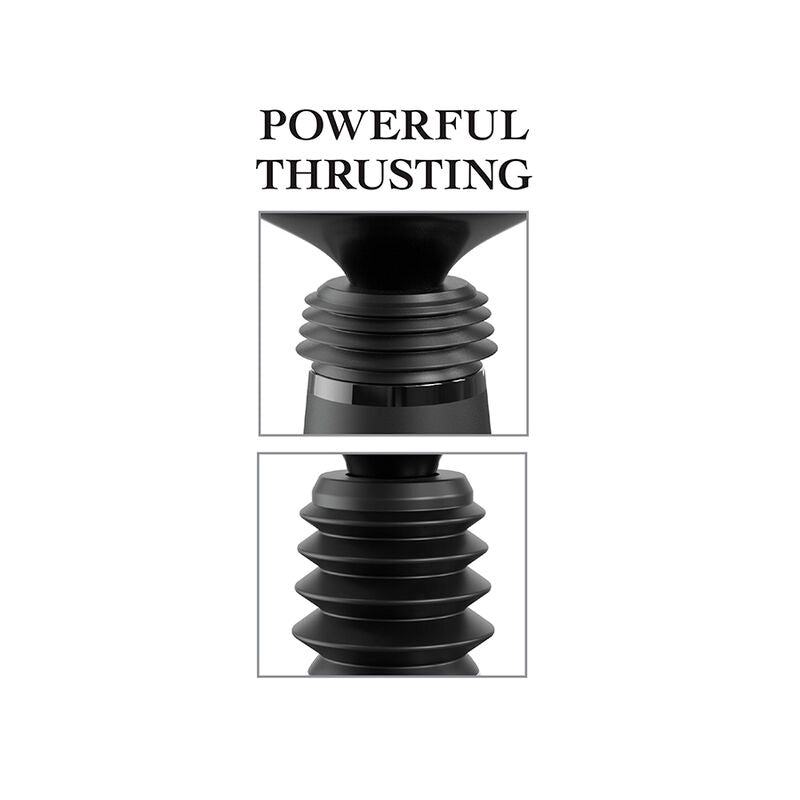 Fetish Fantasy Series - Body Dock Thruster Sujeta Dildos Con 7 Modos De Empuje Negro