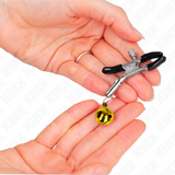 Kink - Pinzas Para Pezones Con Campanilla Dorada 6 Cm