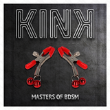 Kink - Pinzas Para Pezones Rojas Con Doble Campanilla Rojo 6 Cm