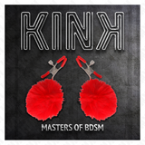 Kink - Pinzas Para Pezones Con Pompón Rojo 6 Cm