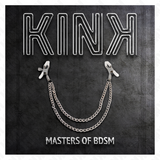 Kink - Pinzas Para Pezones Con Doble Cadena Fina Plateado 20/23 Cm