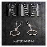 Kink - Pinzas Para Pezones Fina Con Aro Plateado 7 Cm
