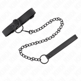 Kink - Collar Con Correa 65 Cm Oscuro Ajustable 37-54 Cm X 3 Cm